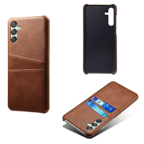 Dual Card Samsung Galaxy M15 cover - Brun Brown