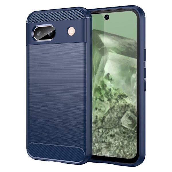 Carbon Flex Google Pixel 8A cover - Blå Blue