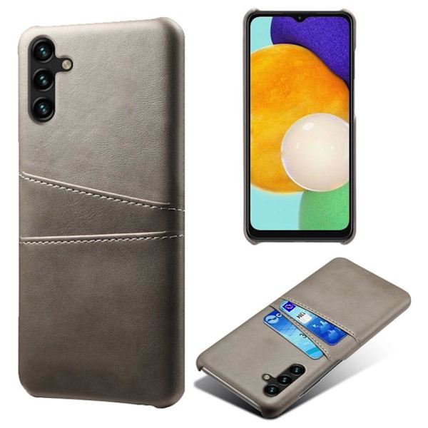 Dual Card Fodral Samsung Galaxy A34 5G - Grå Silvergrå