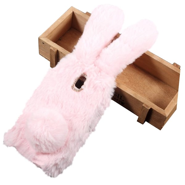 Fluffy Rabbit Samsung Galaxy J5 (2017) skal - Rosa Rosa
