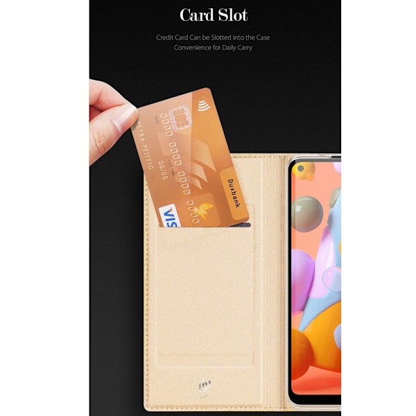 Dux Ducis Skin Pro - Samsung Galaxy A11 - Guld Guld