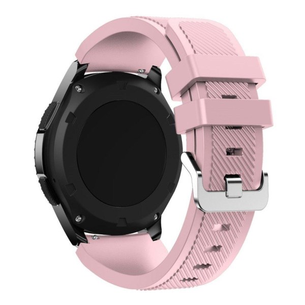 Samsung Gear S3 Trendikäs Joustava Silikoni Kellon Ranneke - Pinkki Pink