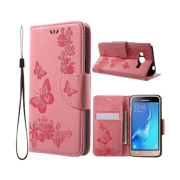 Moberg Samsung Galaxy J3 (2016) Fodral - Rosa Rosa