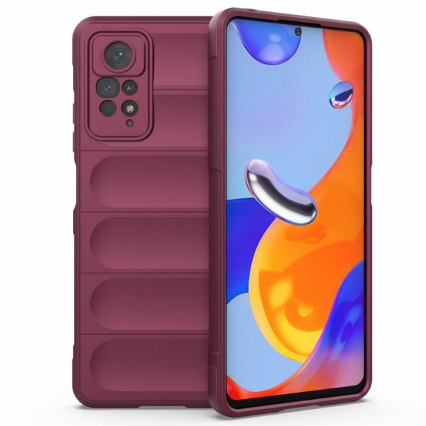 Mjukt greppformat Xiaomi Redmi Note 11 Pro 5G / Xiaomi Redmi Note 11 Pro skal - Röd Röd