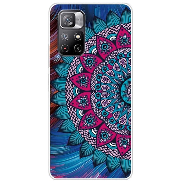 Deco Xiaomi Redmi Note 11T 5G / Xiaomi Redmi Note 11S 5G skal - Mandala Blomma multifärg