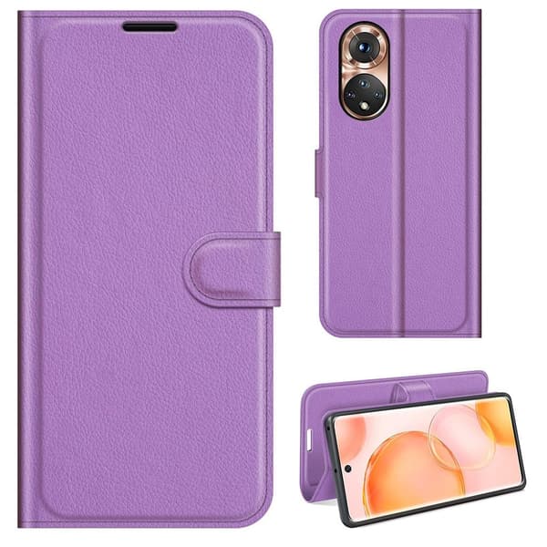Classic Honor 50 flip etui - Lilla Purple
