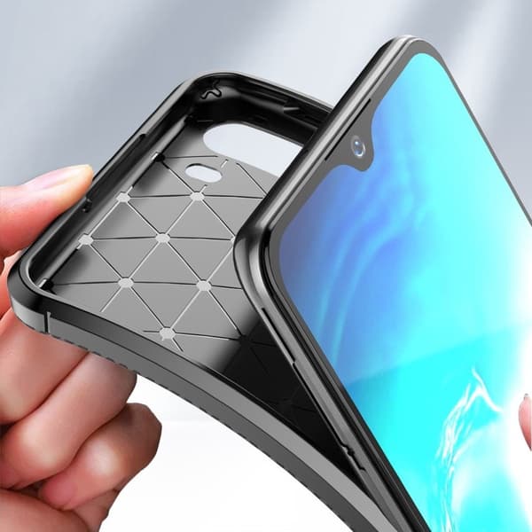 Carbon Shield Samsung Galaxy A21 skal - Svart Svart