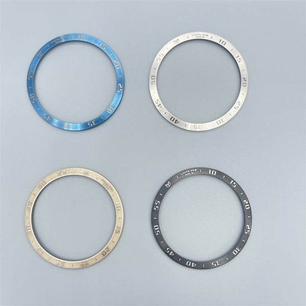 Samsung Galaxy Watch 6 Classic (47 mm) ring i rustfrit stål - Sølv / Sølv / Sølv Silver grey