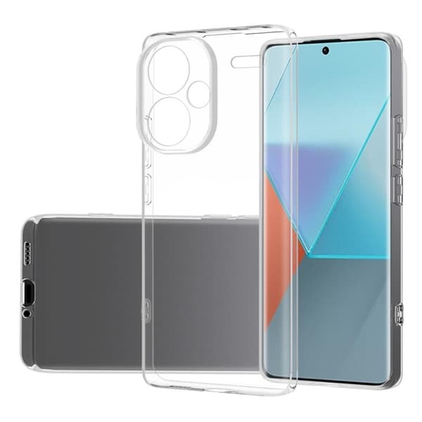 Erittäin ohut läpinäkyvä kotelo Xiaomi Redmi Note 13 Pro+:lle Transparent