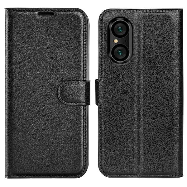 Classic Sony Xperia 5 V Läppäkotelo - Musta Black
