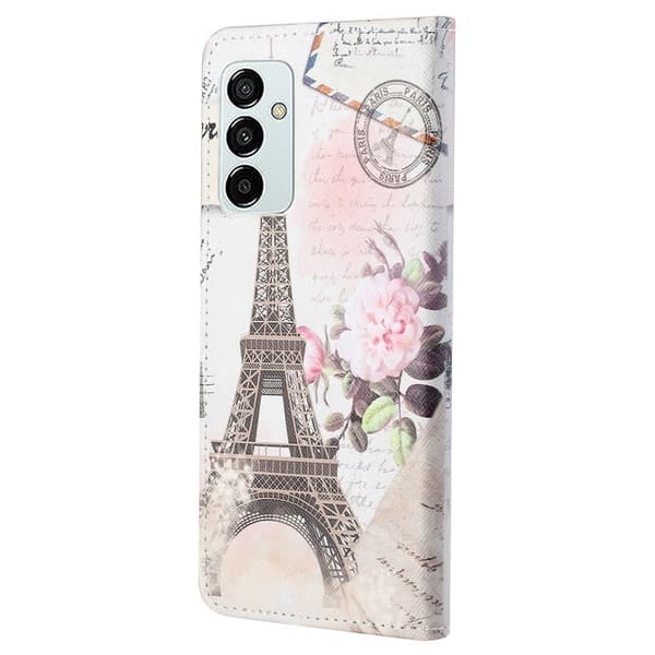 Wonderland Samsung Galaxy M23 flip-etui - Hvitt Tårn Multicolor