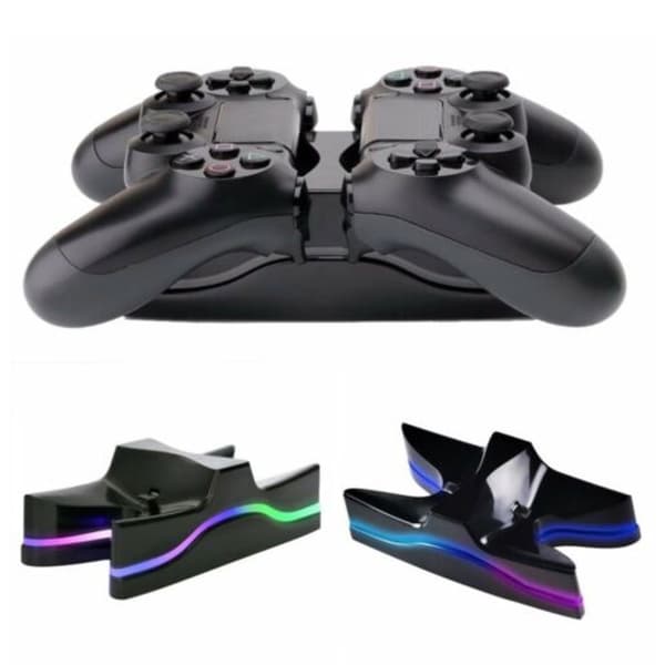 Sony Playstation 4 - Ps4 Kontrolleren USB Led Dokkingstasjon Black