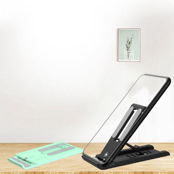Universal super thin foldable desktop stand - Green Grön