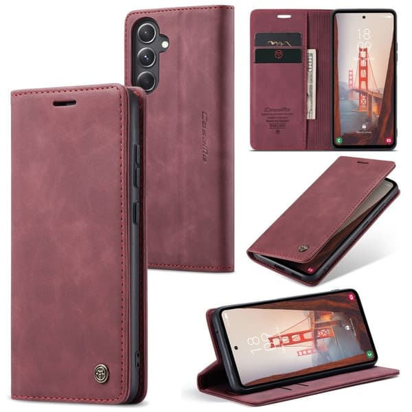 CaseMe Samsung Galaxy S23 FE sileä kotelo - Punainen Red