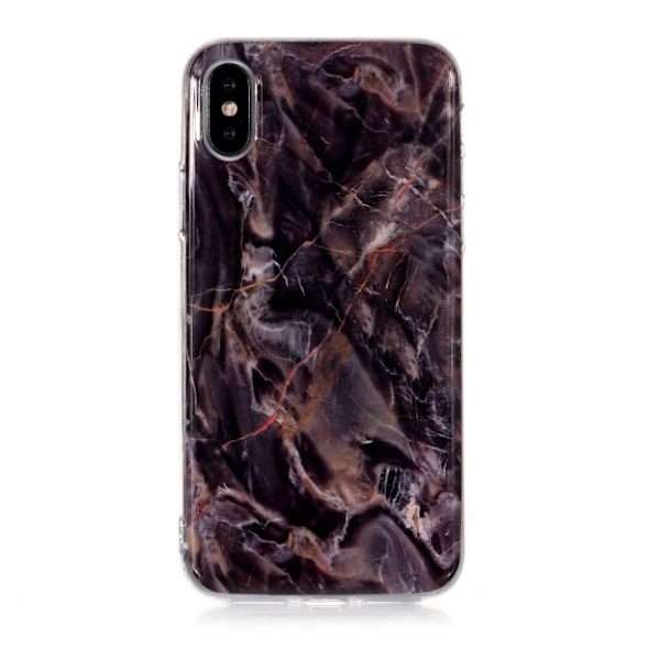 Marmormotiv iPhone Xs Max skal - Stil O multifärg