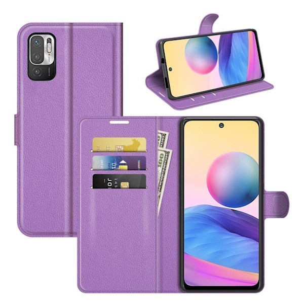 Classic Xiaomi Redmi Note 10 5G Flippetui - Lilla Purple