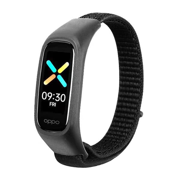 Oppo Band Style nylon kellonauha - Musta Black