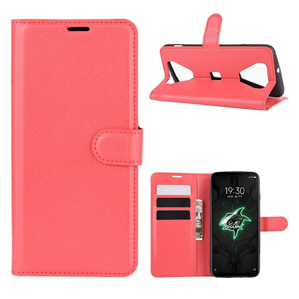 Classic Xiaomi Black Shark 3 Flippetui - Rød Red
