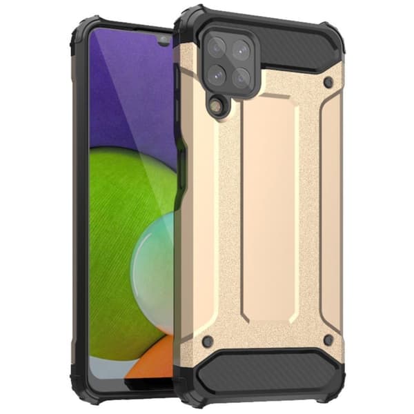 Armour Guard Etui Samsung Galaxy A22 4G - Gull Gold
