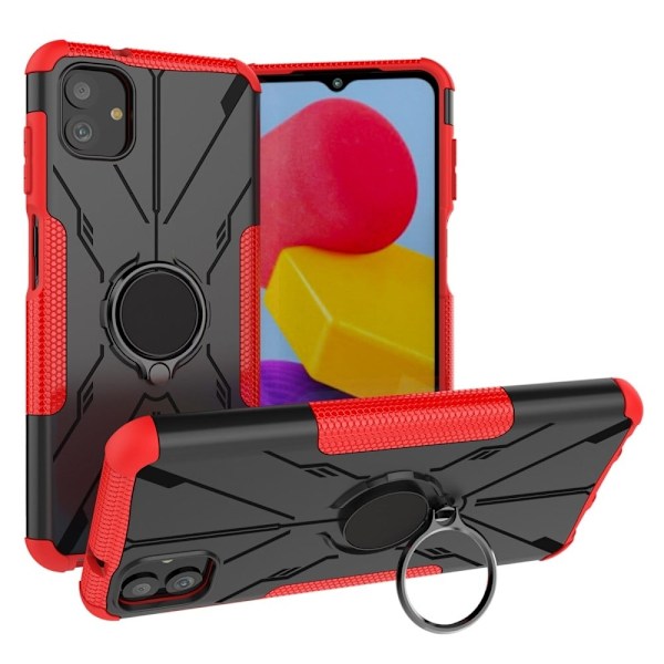 Kickstand-cover med magnetisk plade til Samsung Galaxy A04 - Rød Red