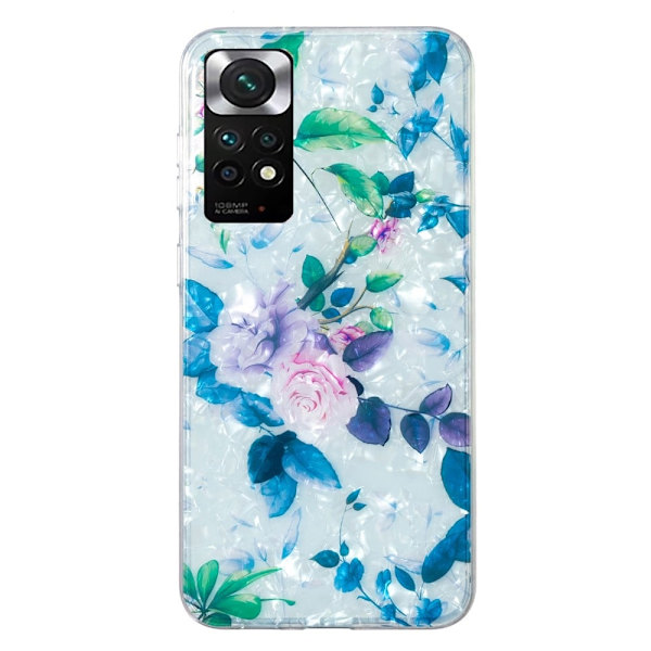 Marble Xiaomi Redmi Note 11S / Note 11 Suojakotelo - Rose Blue