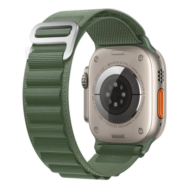 Apple Watch Series 8 (41 mm) klockarmband i nylon - Grön Grön