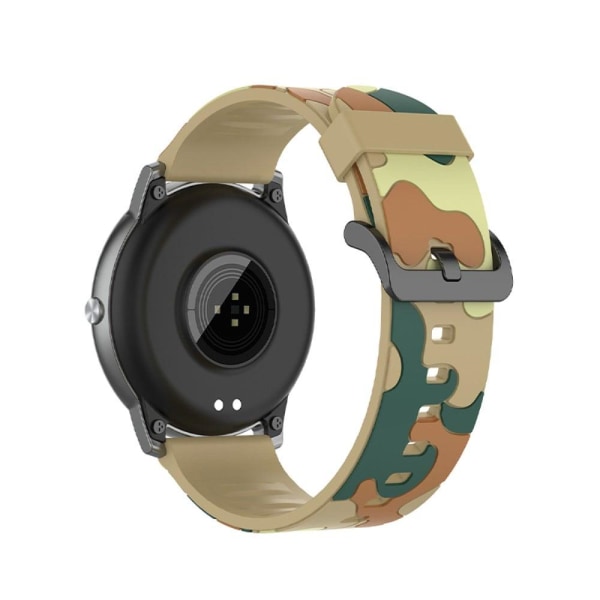 Haylou Solar LS05 camouflage pattern silicone watch strap - Camo multifärg