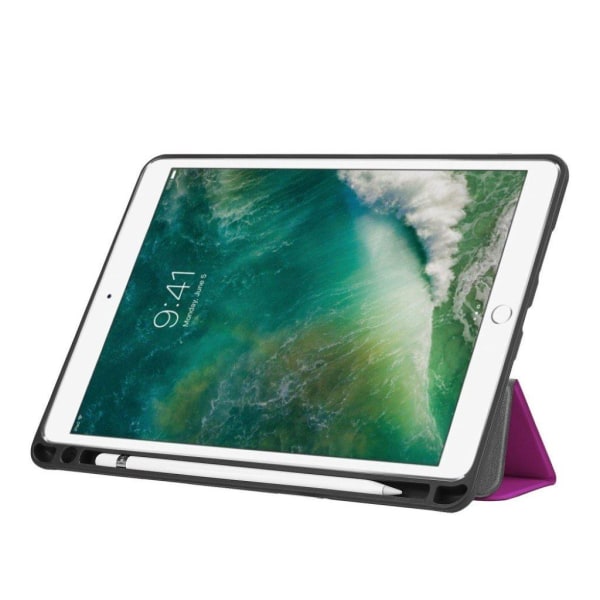 iPad Air  (2019) tri-fold nahkainen  suojakotelo  - Vaalea Viole Purple