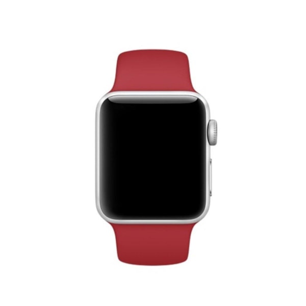 Apple Watch Series 4 40mm silicone watch band - Dark Red Red