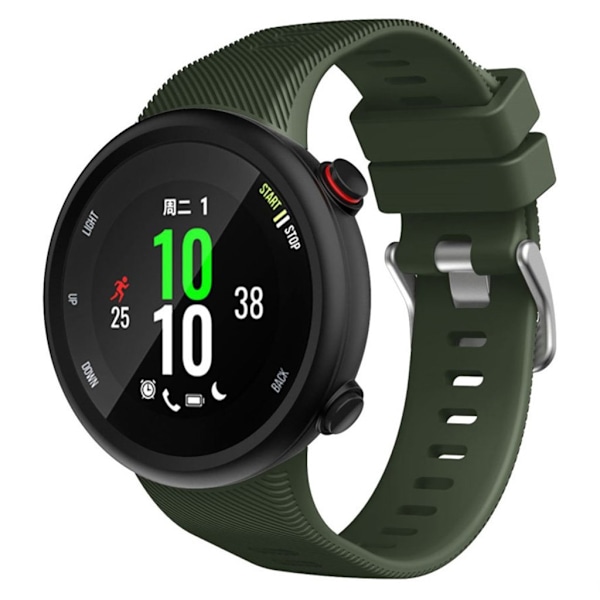 Garmin Forerunner 45 coolt klockarmband i silikon - Militärgrön Grön