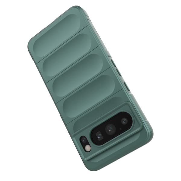 Mjukt greppformat Google Pixel 8 Pro skal - Silver/Grå Silvergrå