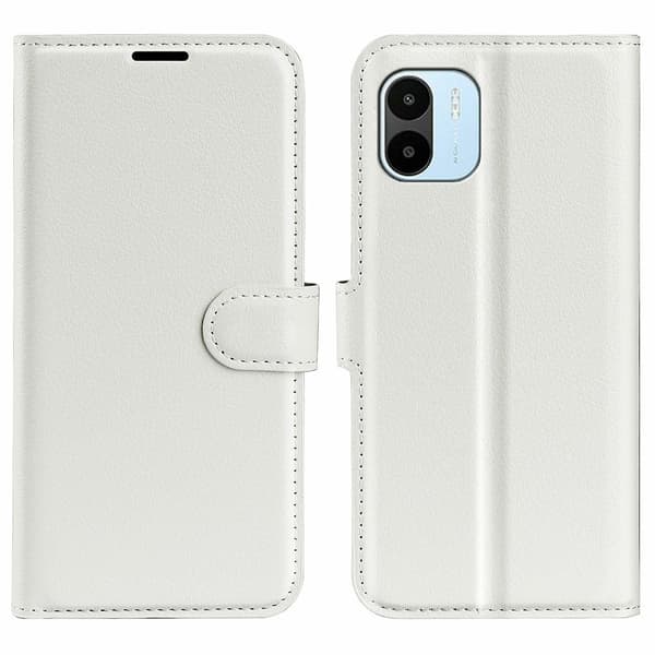 Klassisk Xiaomi Redmi A1 Flip Etui - Hvid White