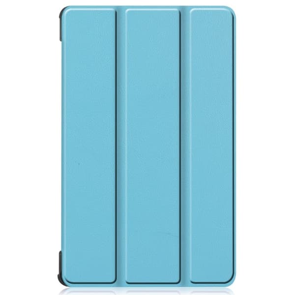 Lenovo Tab M8 Simple Trippelt Lær Flippetui - Babyblå Blue