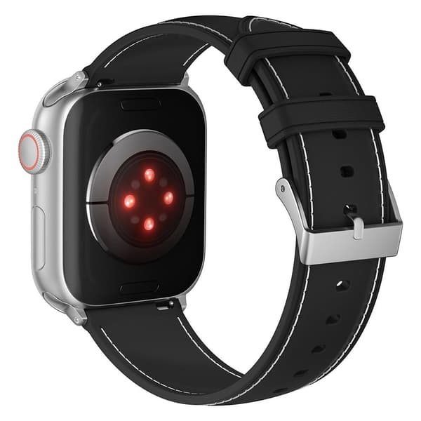 Apple Watch Series 9 41mm ompeluranneke - Musta Black