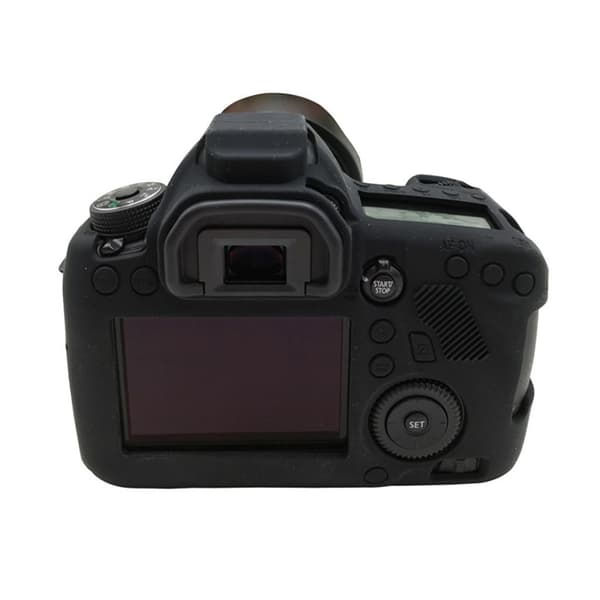 Canon EOS 6D, 5DS ja 5DRS silikoninen kamerakotelo - Musta Black