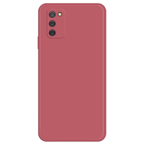 Skråt gummicover mod fald til Samsung Galaxy A03s - Rød Red