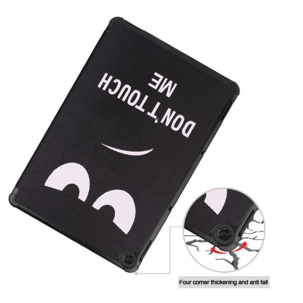 Cool pattern leather flip case for Lenovo Chromebook Duet - Don' Black