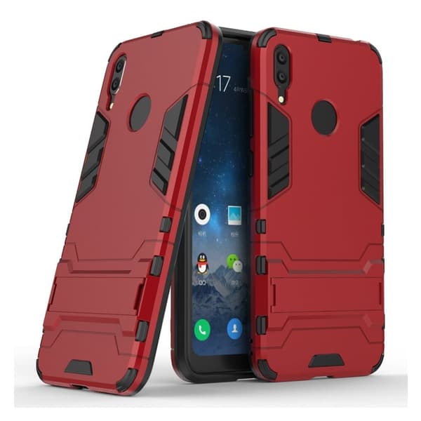 Huawei Y7 2019 hybrid suojakotelo  - Punainen Red