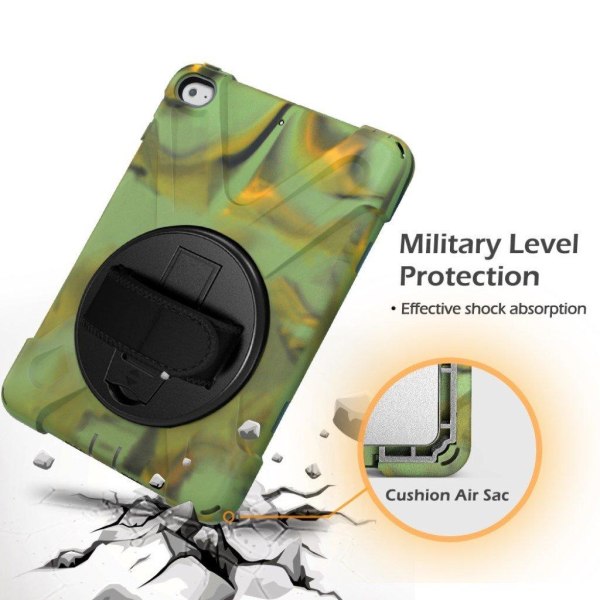 iPad Mini (2019) X-Shape durable hybrid case - Army Green Grön