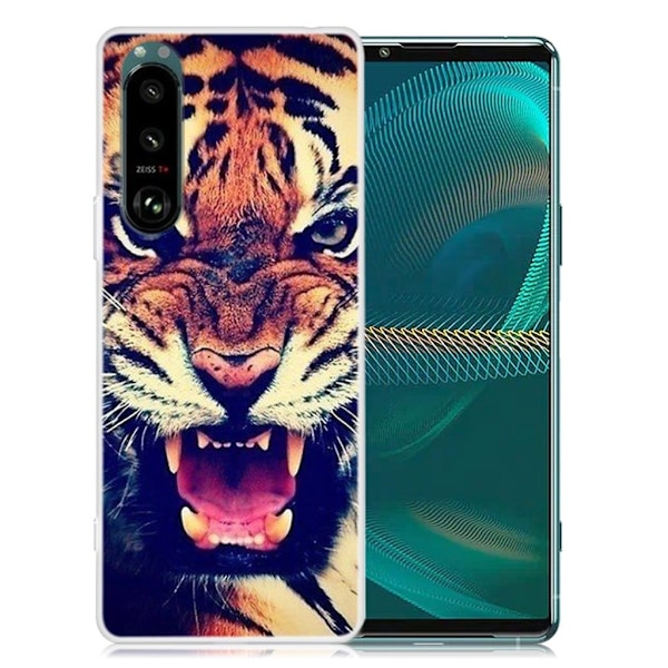 Deco Sony Xperia 5 III Etui - Tiger Brown