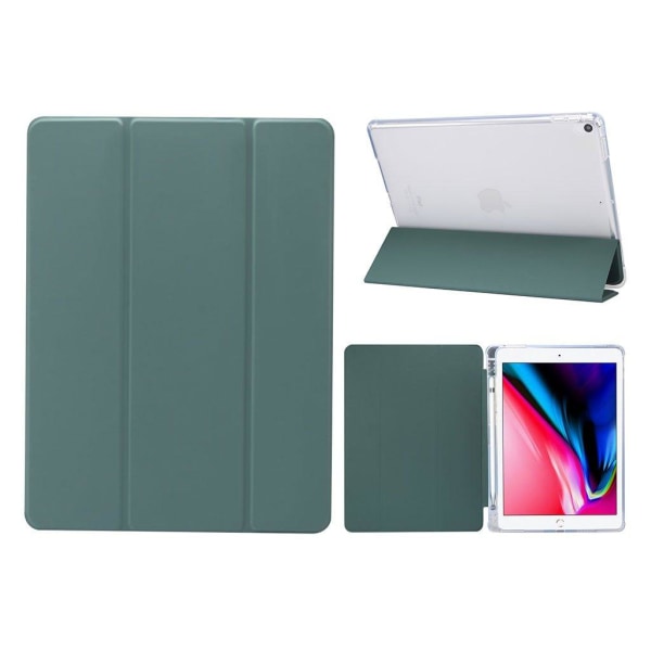 iPad Air (2019) durable tri-fold leather case - Dark Green Green