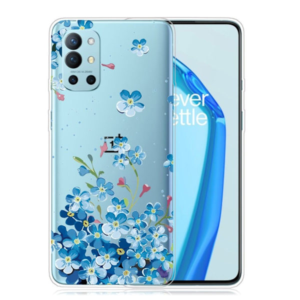 Deco OnePlus 9R skal - Blå Blommor Blå