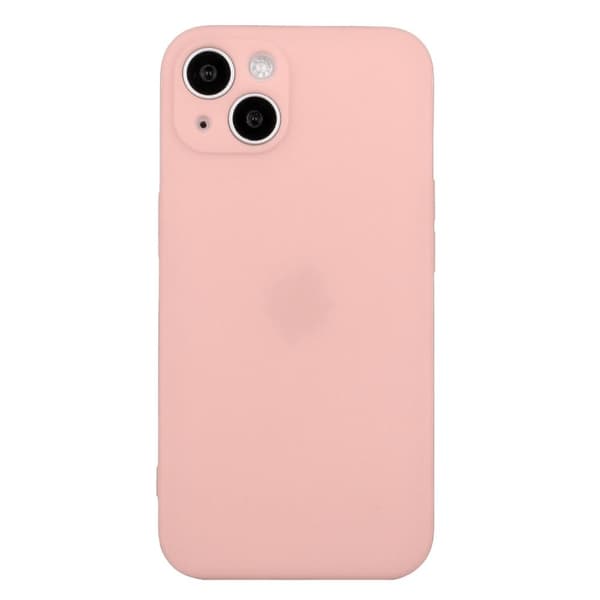 Avfaset gummiert anti-falldeksel for iPhone 15 - Rosa Pink