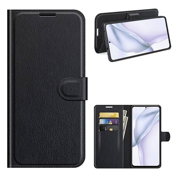 Classic Huawei P50 Flip Etui - Sort Black