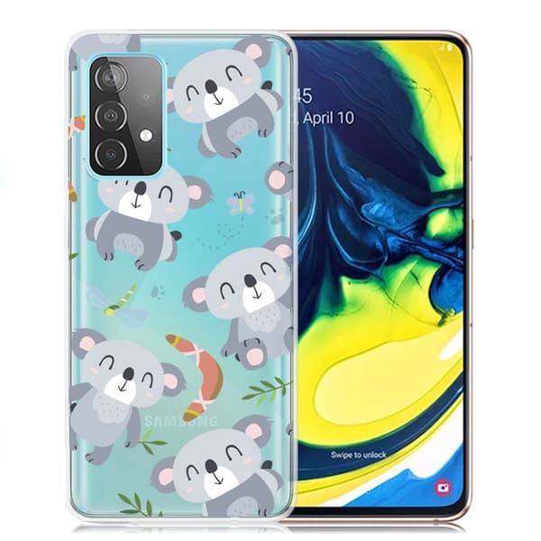 Deco Samsung Galaxy A82 5G Suojakotelo - Koala Silver grey