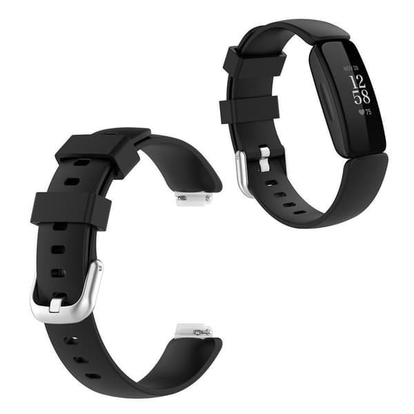 Fitbit Inspire 2 enkelt armbånd - Svart / Størrelse: S Black