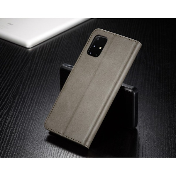 LC.IMEEKE Samsung Galaxy A31 Flip kotelot - Harmaa Silver grey