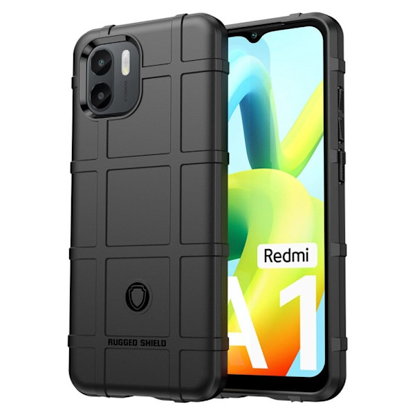 Rugged Shield Suojakotelo Xiaomi Redmi A1 - Musta Black