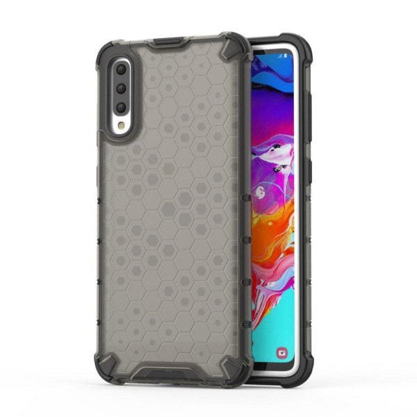 Bofink Honeycomb Samsung Galaxy A70 skal - Blå Blå