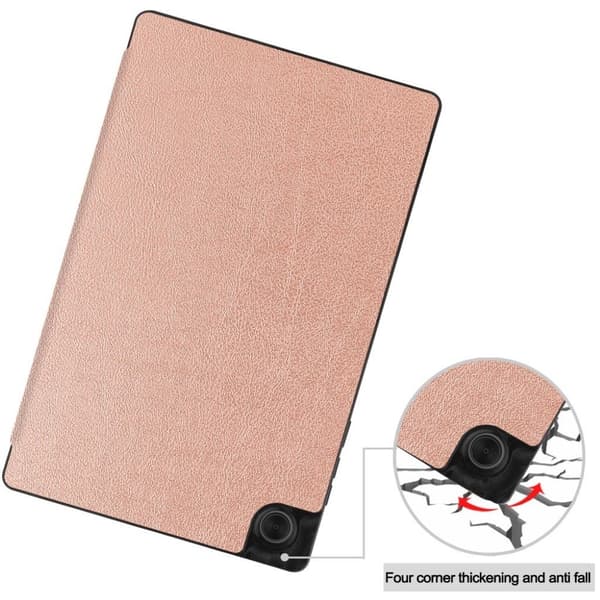 Lenovo Tab M10 HD Gen 2 litchi läderfodral - Roséguld Rosa
